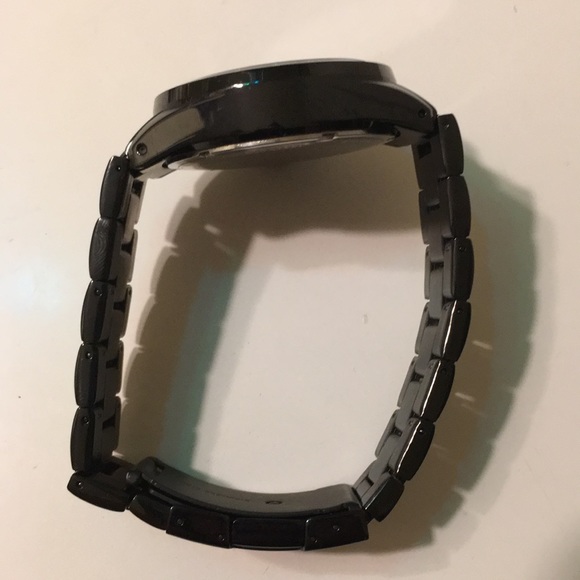 NEW FOSSiL black 8in.Wrist Chrono tachymeter Watch - Picture 4 of 7